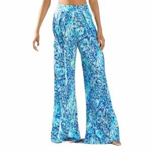 Lilly Pulitzer Lizzy Pant Blue Crush After Party
